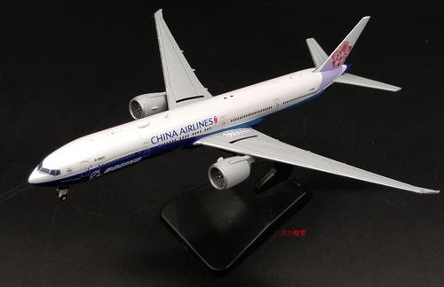 1:400 中华航空 波音777 b777-300er 合金客机 飞机模型 b-18007