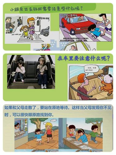 小朋友们,外出活动的安全注意事项记住了吗?