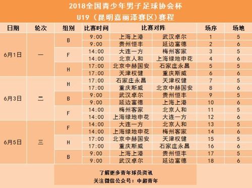 u19足协杯第二轮战报:华夏幸福24-0大胜对手|附赛程表