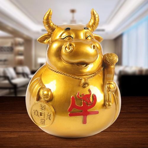 2021年招财金牛,2021年招财金牛图片 进罐金牛冲天牛陶瓷只储钱牛牛气2021.招财生肖牛m年