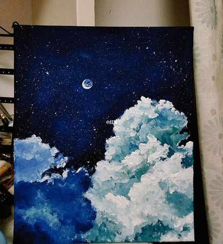 油画 星空_油画_星空_文化_绘画