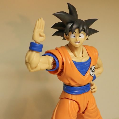 万代日版figure-risestandard七龙珠黑发孙悟空拼装模型手办摆件_7折
