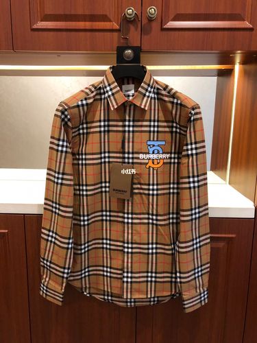 burberry(巴宝莉)长袖大格衬衣_博柏利怎么样_长袖_衬衫_广州攻略