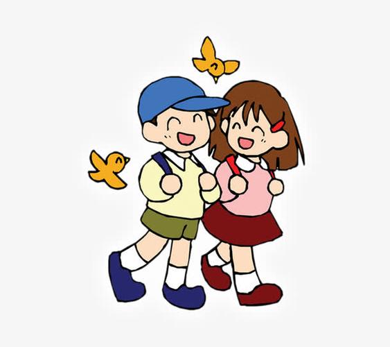 卡通小学生