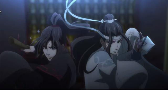 魔道祖师忘羡穿着红色衣服战斗场面很燃但为何避尘这么细