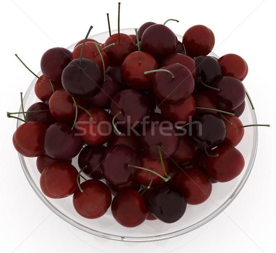 sweet cherries on a plate stock photo 08 guru3d