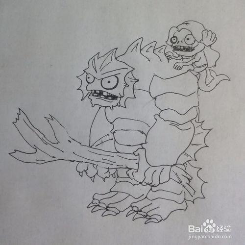 深海巨人僵尸怎么画