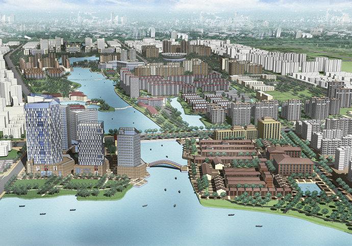 安徽亳州北部新城概念规划及核心区城市设计