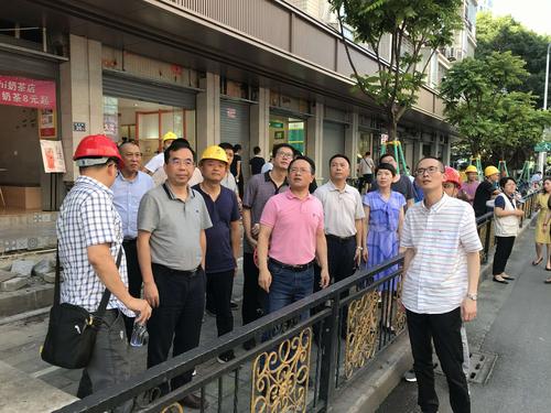 鼓楼区黄建新区长巡街检查老城区综合提升"十位一体"工程