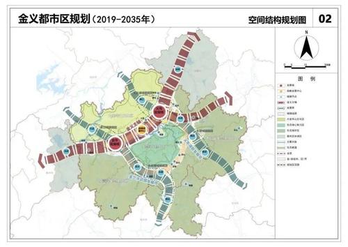 规划示意图 金义都市区是浙江省委,省政府确定的四大都市区之一