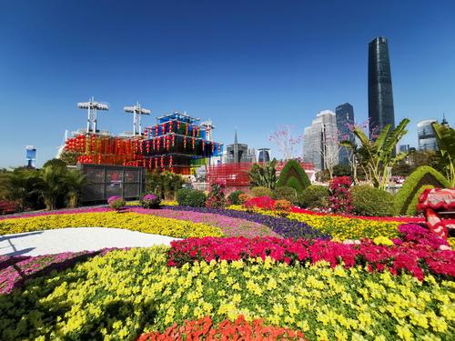 2021年初一游览海心沙第28届广州园林博览会