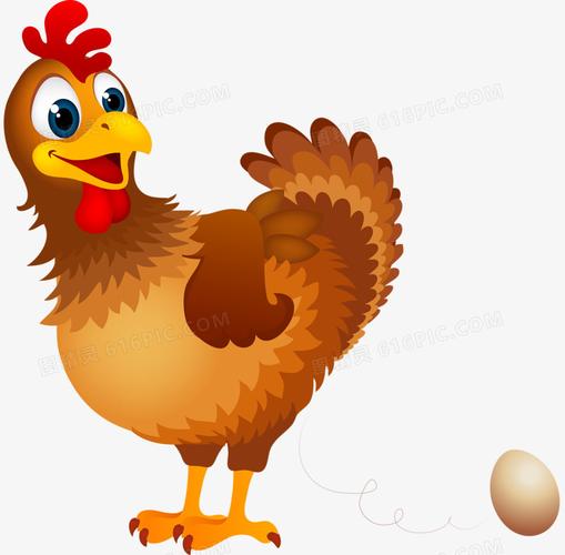 女孩奔跑的小孩骑自行车的人创意的成套扑克牌下蛋的母鸡卡通动物png