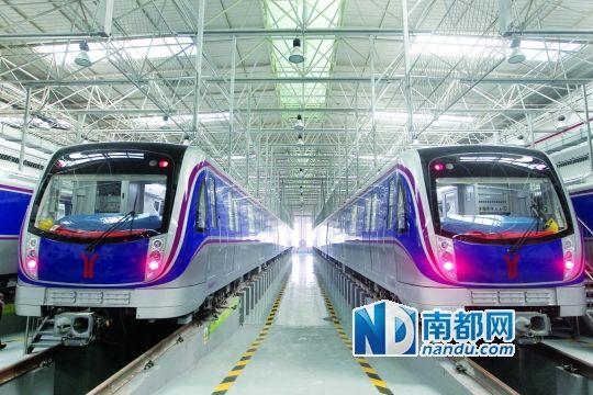 40辆新车将在广州地铁六号线上运行,保证发车间隔约4分钟.