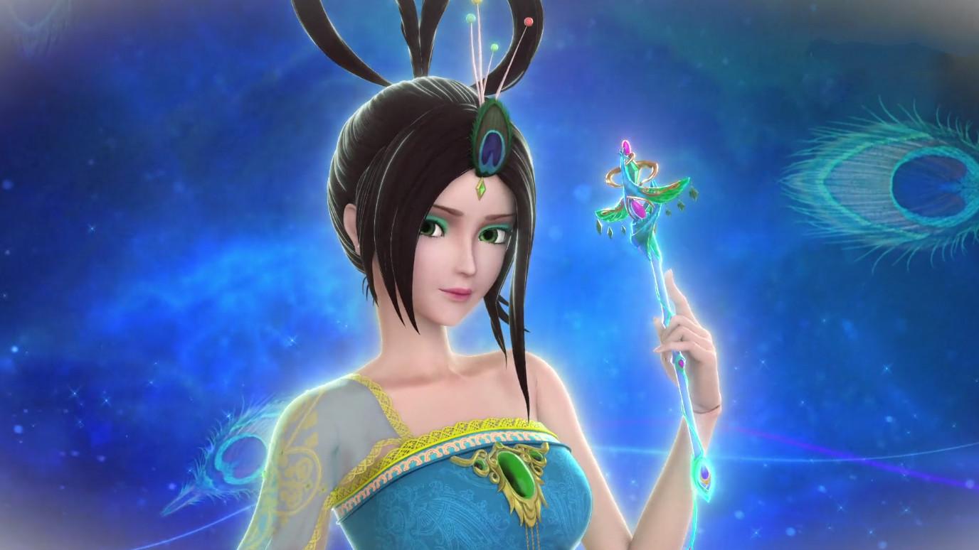 叶罗丽:6个仙子同时秀法杖,罗丽可爱孔雀臭美,而她毫无存在感