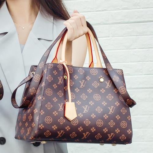 2021年lv新款女包图片,lv目前最火的女款包 m lv真皮女包2021新款a版老花单肩手提包大容量包包lv