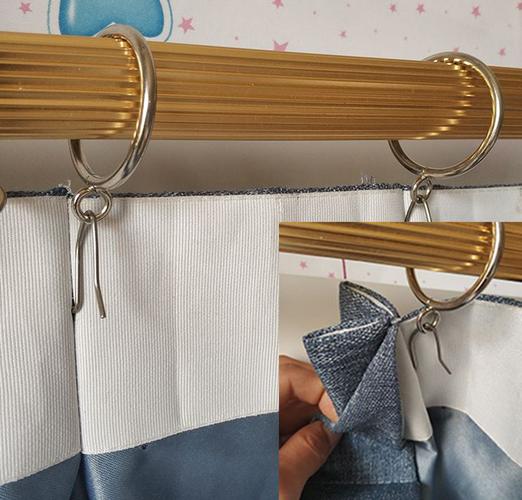 窗帘配件 s钩挂钩窗帘钩不锈钢尖钩汽车窗帘勾挂针韩式布带钩子