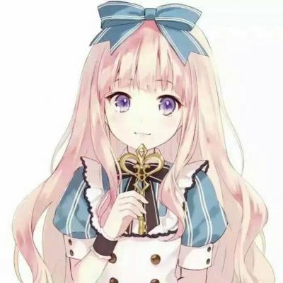 二次元暖心少女头像图片唯美图片