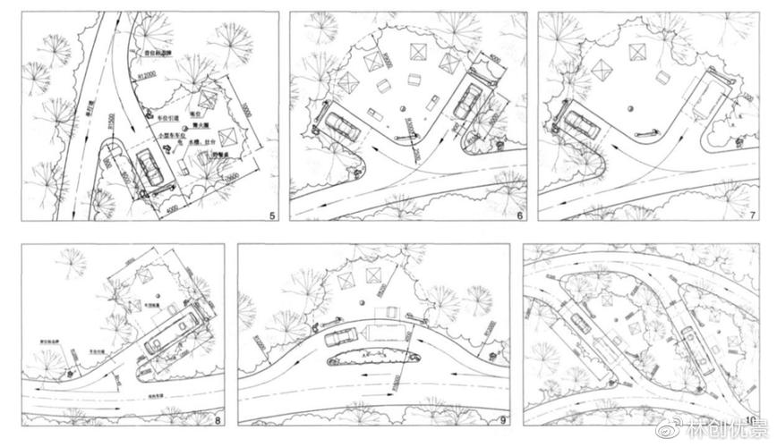 露营地总结①在做露营地规划设计时,应首先考虑好其功能分区.