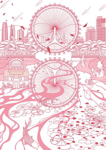 中国城市插画系列