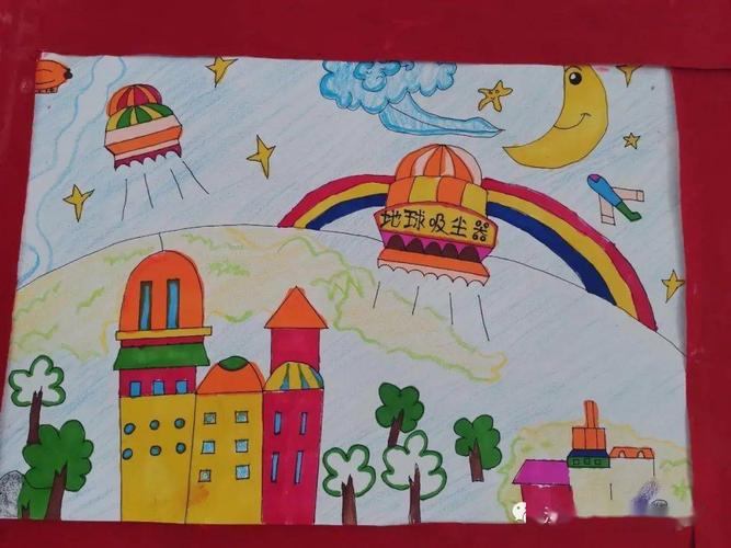 二年级学生的科技小报图文并茂,色彩协调,错落有致,整体效果好.