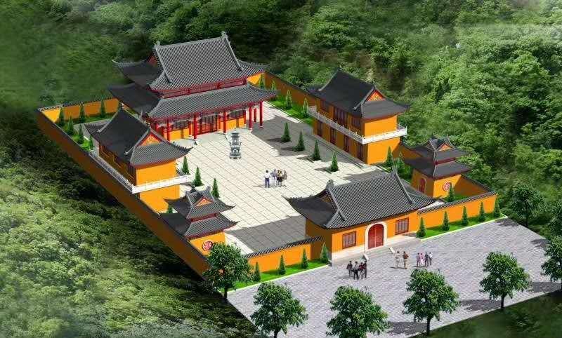 古建寺庙设计,古建寺院设计