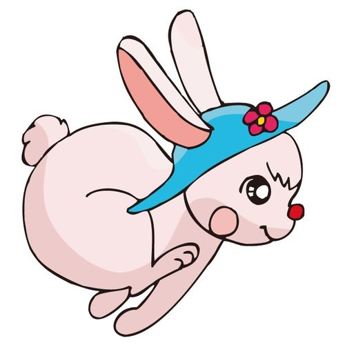 印花矢量图 童装 可爱卡通 卡通动物 兔子 免费素材