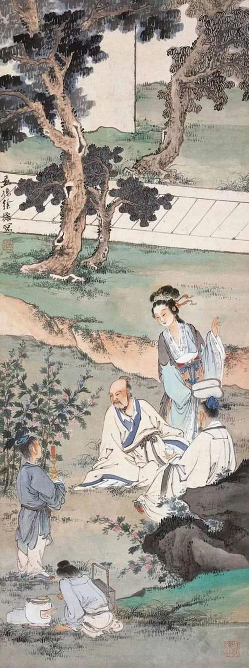 人物画大师——徐燕孙工笔人物画欣赏