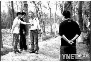 华北电力大学两学生被杀续 疑犯指认现场被打