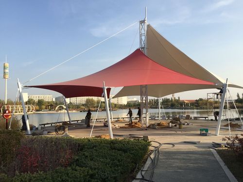 户外园林景观膜结构 广场膜结构艺术棚 小品膜结构天津厂家生产