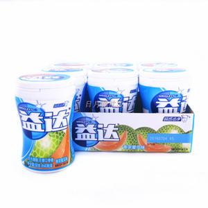 益达木糖醇无糖口香糖蜜瓜味56g6瓶*40粒零食糖果批 6盒包邮