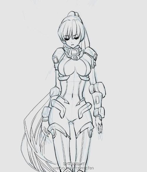 练习 插画 漫画 黑白 线稿
