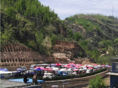 玉家河镇农贸市场正式投入使用-清涧县人民政府网