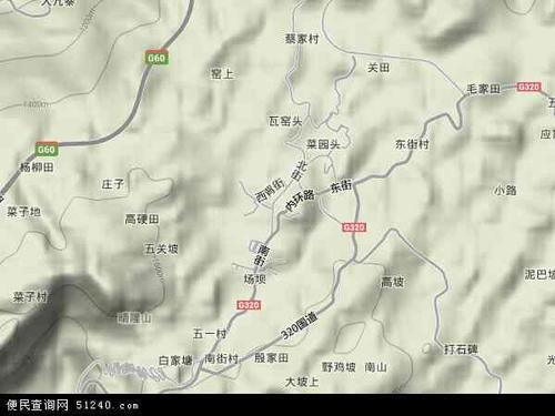 中国贵州省黔西南布依族苗族自治州晴隆县莲城镇地图(卫星地图)