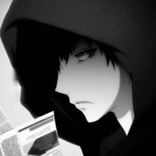 黑白冷漠无情二次元头像图片