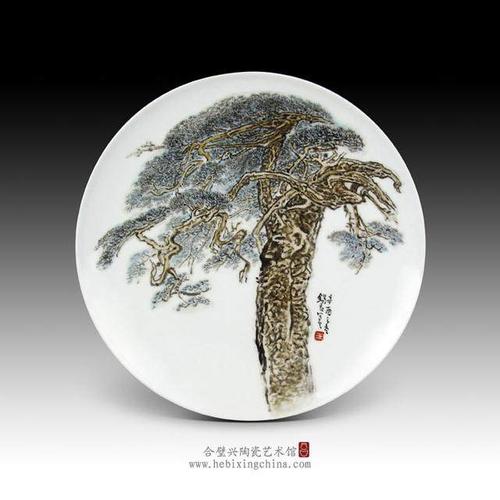 《劲松》王锡良 中国工艺美术大师