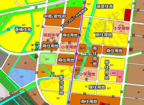 硕放街道总体规划(2015-2030)用地图