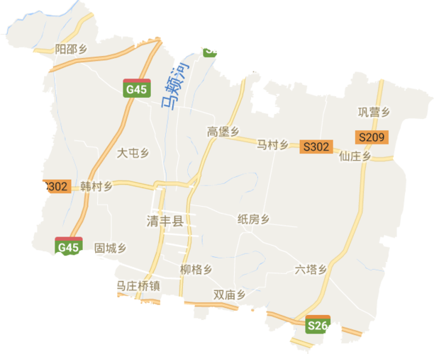 清丰县电子地图高清版大图