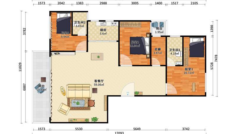 星湖湾a区户型图