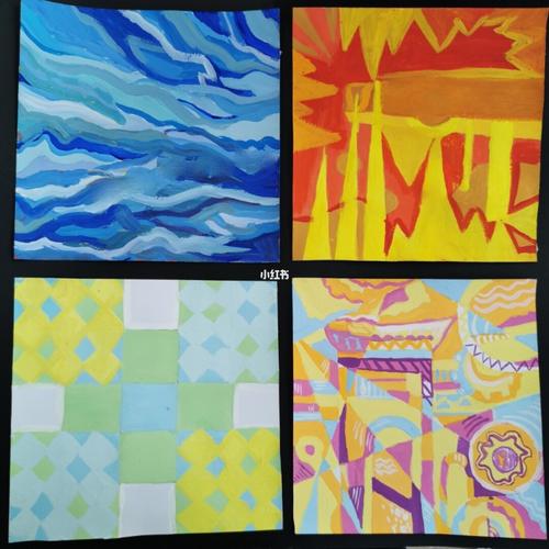 色彩构成|作业_色彩构成_联想怎么样_文化_绘画