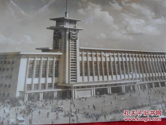 原版特大老照片---(齐齐哈尔市老火车站)老照片的魅力