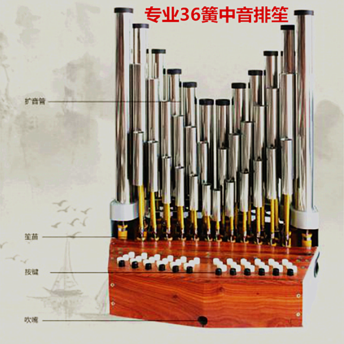 排笙键盘中音精品簧笙抱笙低音笙