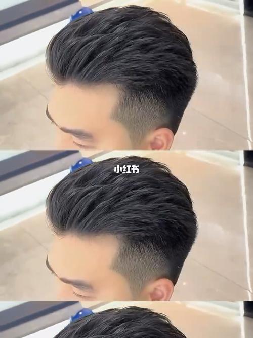 纹理大背头_背头_发型_男士发型_纹理烫_气垫烫_夏天去哪玩_染发_男士