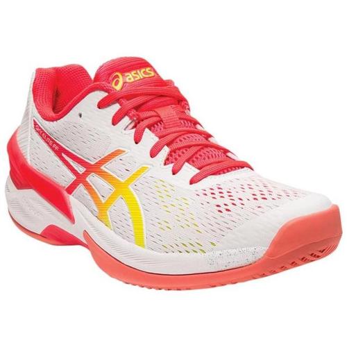 asics亚瑟女士球鞋低帮系带减震透气排球鞋