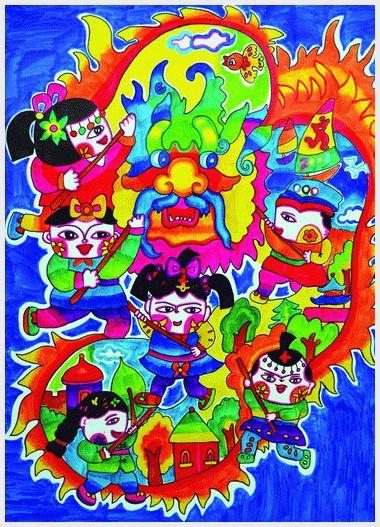 我的梦中国梦绘画作品,要图,还有寓意,名称