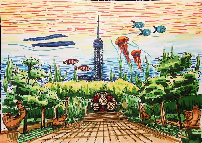 大连风景手绘part 2