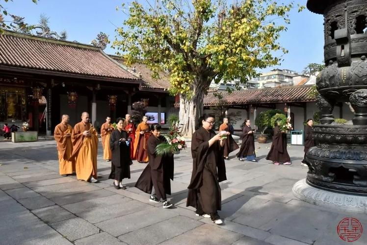 受持清净斋戒长养出世善根潮州开元镇国禅寺八关斋戒三天禅修活动圆满