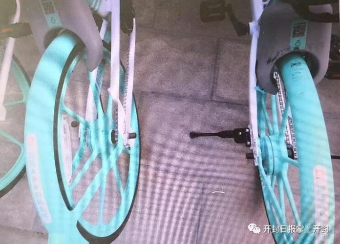 哈罗单车员工一夜剪断几十辆青桔单车车锁