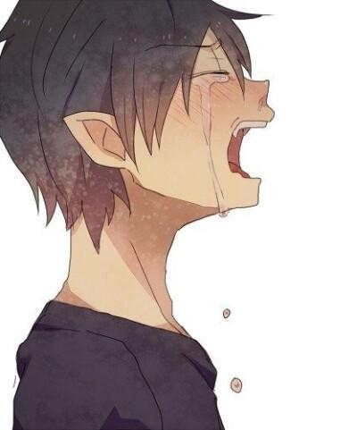 二次元的眼泪 伤感动漫图 卡通眼泪 泪水