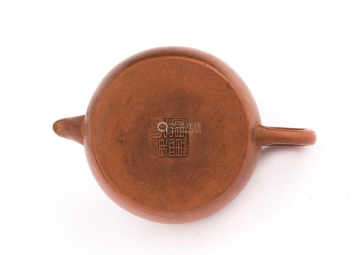 lot.203168清 万丰顺记 紫泥茶壶 一对