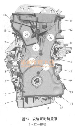 福特蒙迪欧aoba20l发动机正时校对方法
